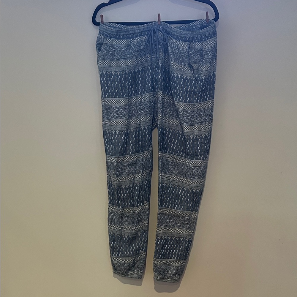 Anthropologie chambray joggers size medium